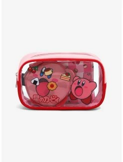 Nintendo Kirby Snacks Cosmetic Bag Set - BoxLunch Exclusive