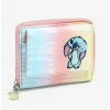 Loungefly Disney Lilo & Stitch Tie-Dye Small Zip Wallet - BoxLunch Exclusive