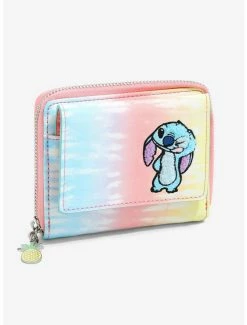 Loungefly Disney Lilo & Stitch Tie-Dye Small Zip Wallet - BoxLunch Exclusive