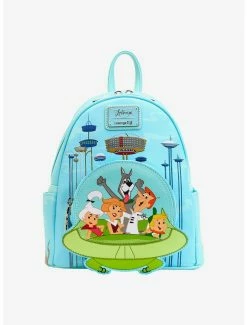 Boxlunch Loungefly The Jetsons Group Portrait Spaceship Mini Backpack