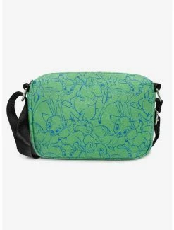 Boxlunch Disney Bambi And Thumper Outline Poses Stacked Cross Body Bag