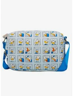 Boxlunch Disney Donald Duck Expression Blocks Cross Body Bag -Disney Mad Store 19621568 av2