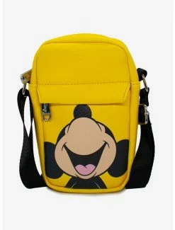 Boxlunch Disney Mickey Mouse Smiling Up Pose Cross Body Bag