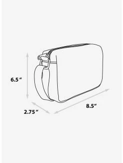 Boxlunch Disney Pixar Lightyear Zurg Silhouette Pose Cross Body Bag -Disney Mad Store 19621618 av3