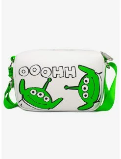 Boxlunch Disney Pixar Toy Story Alien Faces Ooohh Pose Cross Body Bag -Disney Mad Store 19621622 av2