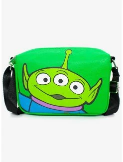 Boxlunch Disney Pixar Toy Story Alien Smiling Close Up Pose Cross Body Bag