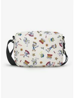 Boxlunch Disney Pixar Toy Story Character Doodles Collage Cross Body Bag