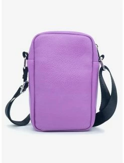Boxlunch Disney Pixar Up Grape Soda Bottle Cap Logo Cross Body Bag -Disney Mad Store 19621638 av2
