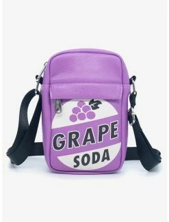 Boxlunch Disney Pixar Up Grape Soda Bottle Cap Logo Cross Body Bag