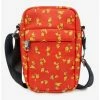 Boxlunch Disney Winnie The Pooh Stretch Poses Scattered Cross Body Bag