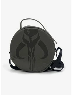 Boxlunch Star Wars The Book Of Boba Fett Bounty Hunter And Mythosaur Cross Body Bag -Disney Mad Store 19621652 av2
