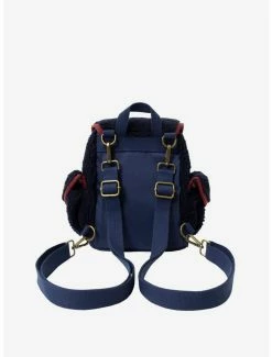 Boxlunch Doughnut Lighthouse Fluffy Series Navy X Wine Backpack -Disney Mad Store 19632358 av2