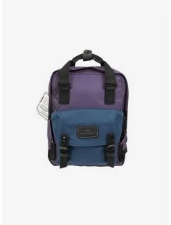 Boxlunch Doughnut Macaroon Mini Gamescape Series Purple Pansy X Dark Teal Mini Backpack