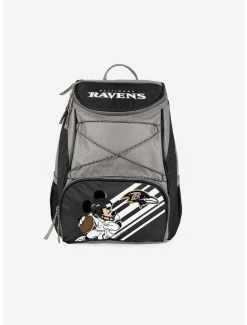 Boxlunch Disney Mickey Mouse NFL Baltimore Ravens Cooler Backpack