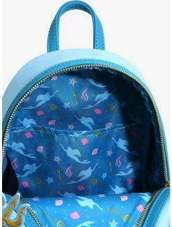 Boxlunch Loungefly Disney Ariel & Prince Eric Wedding Mini Backpack -Disney Mad Store 19840445 av5