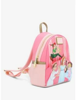 Boxlunch Loungefly Disney Peter Pan 70th Anniversary Group Portrait Mini Backpack -Disney Mad Store 19840451 av1