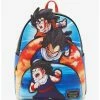 Boxlunch Loungefly Dragon Ball Z Trio Portrait Mini Backpack