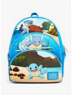 Boxlunch Loungefly Pokémon Squirtle Evolutions Mini Backpack