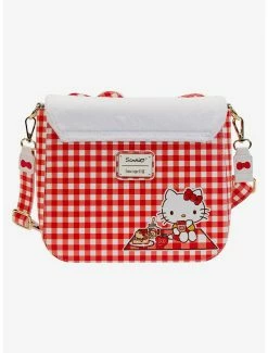 Boxlunch Loungefly Sanrio Hello Kitty Gingham Crossbody Bag -Disney Mad Store 19840493 av3