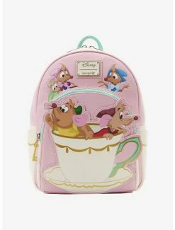Boxlunch Loungefly Disney Cinderella Teacup Mice Mini Backpack