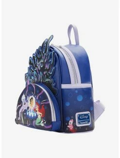 Boxlunch Loungefly Disney The Little Mermaid Ursula’s Lair Glow-in-the-Dark Mini Backpack -Disney Mad Store 19914145 av3