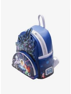 Boxlunch Loungefly Disney The Little Mermaid Ursula’s Lair Glow-in-the-Dark Mini Backpack -Disney Mad Store 19914145 av4