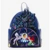 Boxlunch Loungefly Disney The Little Mermaid Ursula’s Lair Glow-in-the-Dark Mini Backpack