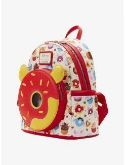Boxlunch Loungefly Disney Winnie The Pooh Donuts Allover Print Mini Backpack -Disney Mad Store 19914155 av2