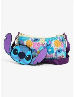 Boxlunch Disney Lilo & Stitch Tropical Crossbody Bag