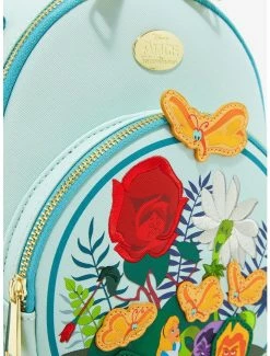 Boxlunch Disney Alice In Wonderland Singing Flowers Mini Backpack -Disney Mad Store 19919411 av3