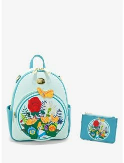 Boxlunch Disney Alice In Wonderland Singing Flowers Mini Backpack -Disney Mad Store 19919411 av4