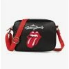 Boxlunch Bugatti Rolling Stones Vegan Leather Crossbody Bag Black