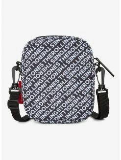 Boxlunch Bugatti Rolling Stones All Over Print Vegan Leather Crossbody Bag Print -Disney Mad Store 19958641 av3