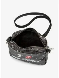 Boxlunch Bugatti Rolling Stones Vegan Leather Crossbody Bag -Disney Mad Store 19958643 av2