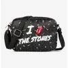 Boxlunch Bugatti Rolling Stones Vegan Leather Crossbody Bag