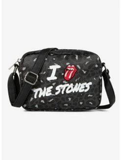 Boxlunch Bugatti Rolling Stones Vegan Leather Crossbody Bag