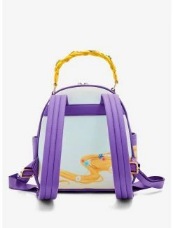 Our Universe Disney Tangled Rapunzel & Flynn Woven Mini Backpack - BoxLunch Exclusive -Disney Mad Store 20085924 av2