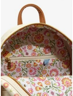 Boxlunch Loungefly Disney Winnie The Pooh Folkart Mini Backpack -Disney Mad Store 20087354 av3