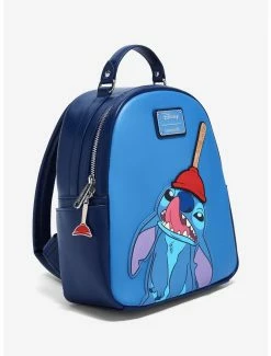 Loungefly Disney Lilo & Stitch Plunger Mini Backpack - BoxLunch Exclusive -Disney Mad Store 20087508 av1
