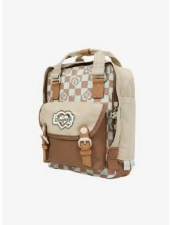 Boxlunch Doughnut Macaroon Mini Kaleido Mushroom Checkered Mini Backpack -Disney Mad Store 20502766 av2