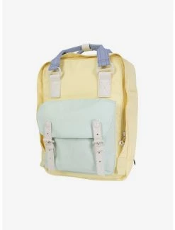 Boxlunch Doughnut Macaroon Monet Buttery X Light Aqua Backpack -Disney Mad Store 20504392 av2