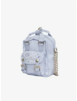 Boxlunch Doughnut Macaroon Tiny Grace Stadium Blue Lotus Mini Crossbody Bag Limited Edition -Disney Mad Store 20504412 av2