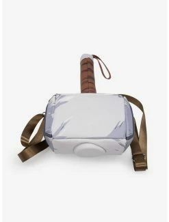 Boxlunch Marvel Thor Mjolnir Hammer Replica Crossbody Bag -Disney Mad Store 20535319 av3